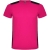 Detroit unisex sportshirt met korte mouwen Fuchsia/Zwart