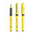 BIC® Grip Roller Geel - chroom - zwarte inkt