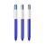 BIC® 4 Colours Glacé Blue Glacé - Wit