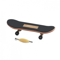 Mini houten skateboard onbedrukte en bedrukt relatiegeschenken