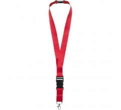 Yogi lanyard met afneembare gesp en veiligheidssluiting bedrukken