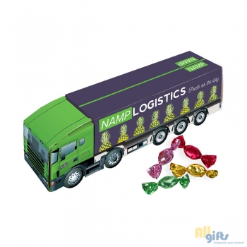 Afbeelding van relatiegeschenk:Truck metallic sweets