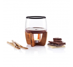 Cocoa chocolade fondue set bedrukken