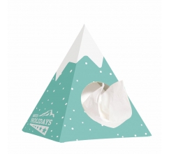 Piramide tissue box bedrukken