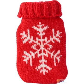 Afbeelding van relatiegeschenk:Heatpack in Kersthoes met sneeuwvlok