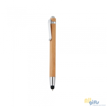 Afbeelding van relatiegeschenk:Bamboe touchscreen pen