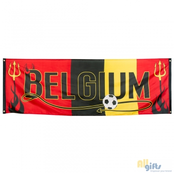 Afbeelding van relatiegeschenk:St. Polyester banner 'Belgium' (74 x 220 cm)