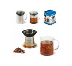 Theeglas Tea-time 300ml bedrukken