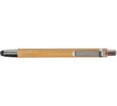Bamboe balpen met stylus bedrukken
