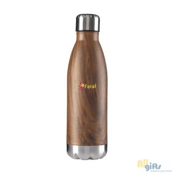 Afbeelding van relatiegeschenk:Topflask Wood 500 ml drinkfles