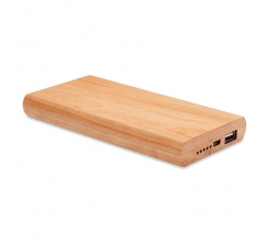 Bamboe powerbank 4000 mAh bedrukken