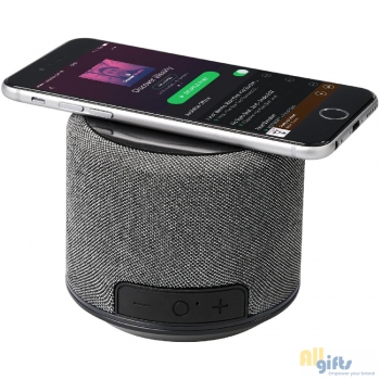 Afbeelding van relatiegeschenk:Fiber 3W draadloze oplaadbare Bluetooth® speaker