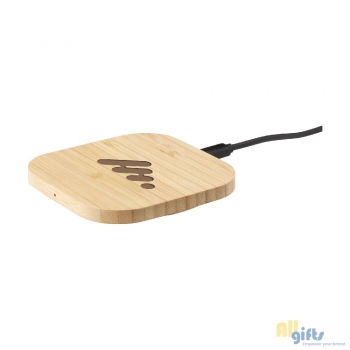 Afbeelding van relatiegeschenk:Bamboo 5W Wireless Charger draadloze oplader
