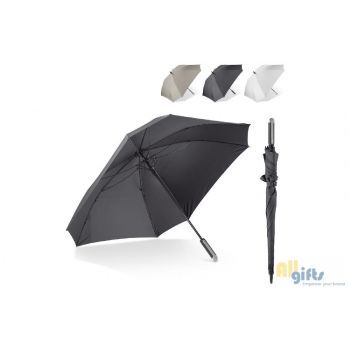 Afbeelding van relatiegeschenk:Deluxe vierkante paraplu met draaghoes 27” auto open