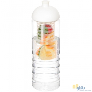 Afbeelding van relatiegeschenk:H2O Active® Treble 750 ml drinkfles en infuser met koepeldeksel