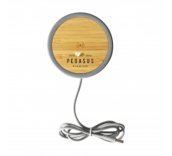 Lidos Stone ECO 10W Wireless Charger draadloze oplader bedrukken