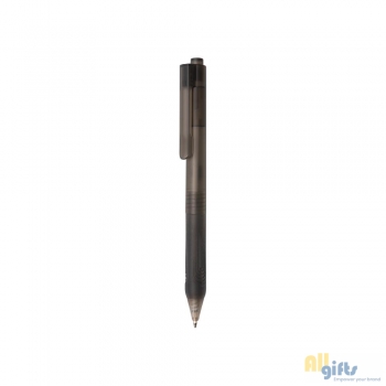 Afbeelding van relatiegeschenk:X9 frosted pen met siliconen grip