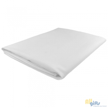 Afbeelding van relatiegeschenk:Microfiber handdoek - 75 x 130 cm - Wit