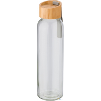 Afbeelding van relatiegeschenk:Glazen drinkfles (600 ml)
