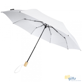 Afbeelding van relatiegeschenk:Birgit 21'' opvouwbare windproof gerecyclede PET-paraplu