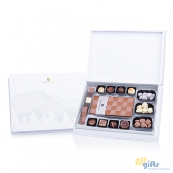 Afbeelding van relatiegeschenk:First Selection - Maxi - Pralines en chocolade Kerstchocolade