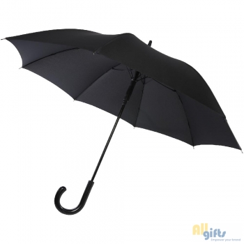 Afbeelding van relatiegeschenk:Fontana 23" automatische paraplu met carbon look en gebogen handvat