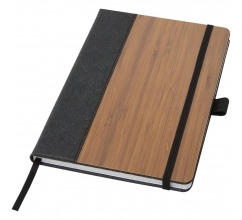Note A5 bamboe notitieboek bedrukken
