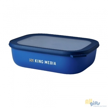 Afbeelding van relatiegeschenk:Mepal Cirqula Multikom rechthoekig 2 L lunchbox