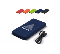 Powerbank Elite rubberised 8.000mAh bedrukken