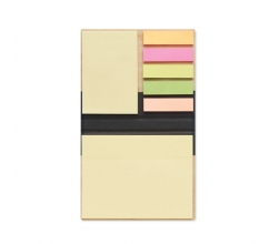 Bamboe sticky notes set bedrukken