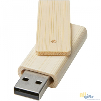 Afbeelding van relatiegeschenk:Rotate USB flashdrive van 4 GB van bamboe