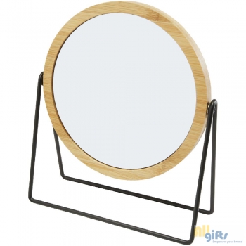 Afbeelding van relatiegeschenk:Hyrra staande spiegel van bamboe