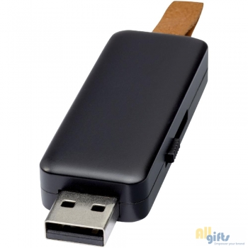 Afbeelding van relatiegeschenk:Gleam oplichtende USB flashdrive 8 GB