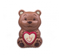 Chocolade Teddy Beer voor Valentijn Chocolade figuurtje bedrukken