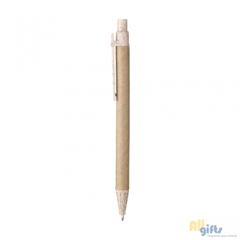 Afbeelding van relatiegeschenk:Paper Wheatstraw Pen tarwestro pennen