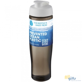 Afbeelding van relatiegeschenk:H2O Active® Eco Tempo drinkfles van 700 ml met klapdeksel