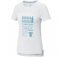 Borax Dames T-shirt met korte mouwen, cool fit, GRS gerecycled bedrukken
