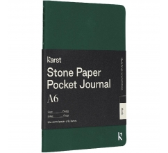 Karst® A6 softcover pocket journal van steenpapier - blanco bedrukken