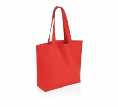 Impact Aware™ recycled canvas shopper met vakje 240gsm bedrukken