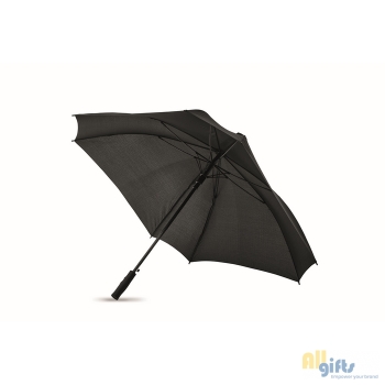 Afbeelding van relatiegeschenk:Paraplu vierkant windbestendig