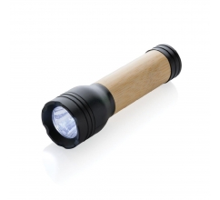 Lucid 1W RCS gerecycled plastic & bamboo zaklamp bedrukken