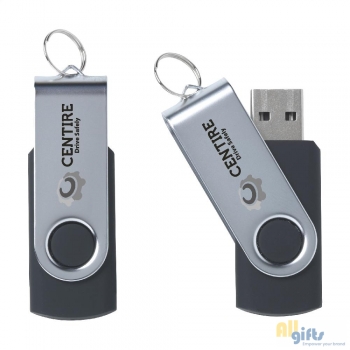 Afbeelding van relatiegeschenk:USB Twist from stock 4 GB