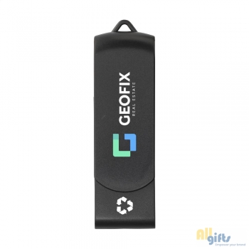 Afbeelding van relatiegeschenk:USB Twist Recycle 8 GB
