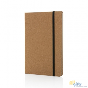 Afbeelding van relatiegeschenk:Stoneleaf A5 kurk en steenpapier notitieboek