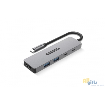 Afbeelding van relatiegeschenk:Sitecom CN-5502 5 in 1 USB-C Power Delivery Multiport Adapter