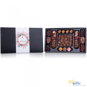 Afbeelding van relatiegeschenk:Share the moment Xmas - Pralines en chocolade Kerstchocolade