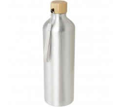Malpeza 1000 ml waterfles van RCS-gecertificeerd gerecycled aluminium bedrukken