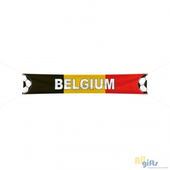 Afbeelding van relatiegeschenk:Spandoek Belgie - 360x60cm