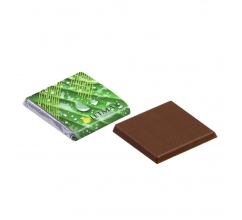 Vierkante napolitain van melk chocolade (vanaf 5.070 stuks) bedrukken