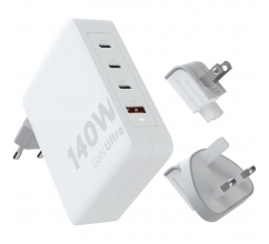 Xtorm XVC2140 GaN Ultra reislader van 140 W met USB-C PD kabel 240 W bedrukken